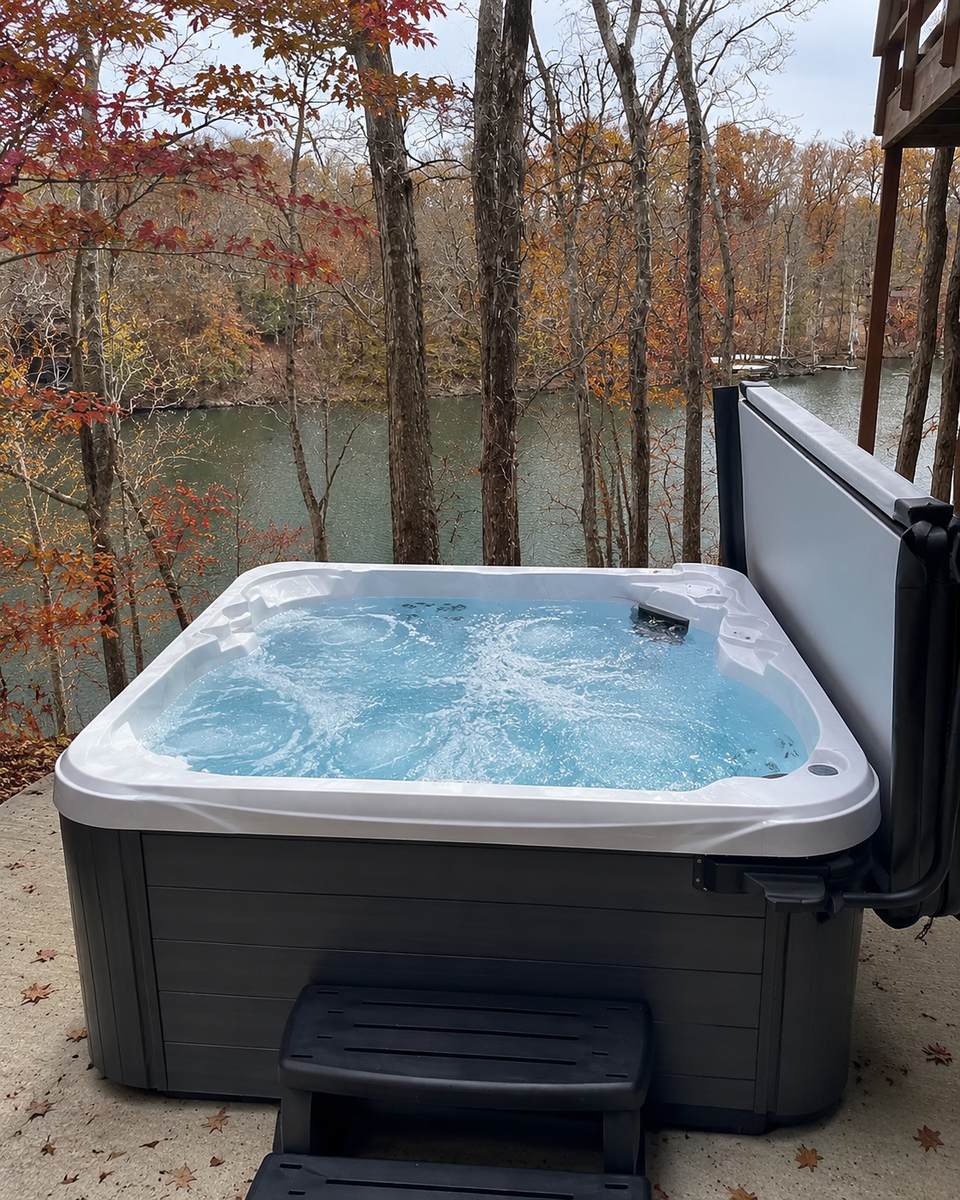 Crystal Spas 5-Person Hot Tub | 40 Jets, Mini-Chroma LED Lighting, Built for Utah's Cold Weather | Financing Available!