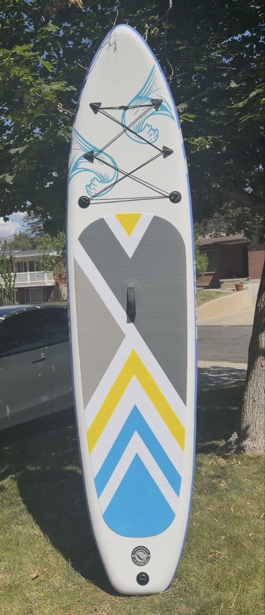 New! Inflatable Paddle Board SUP - Holds up to 2 people! - includes pump, paddle , and accessories.
