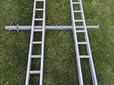 Double Motorcycle Hitch Carrier with loading ramp