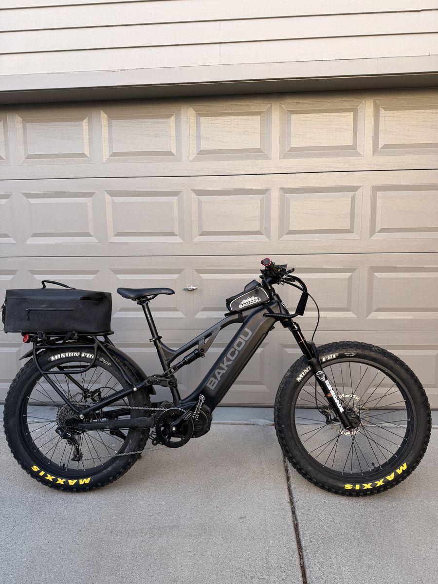 BACKCOU SCOUT FULL SUSPENSION E-BIKE SIZE MED