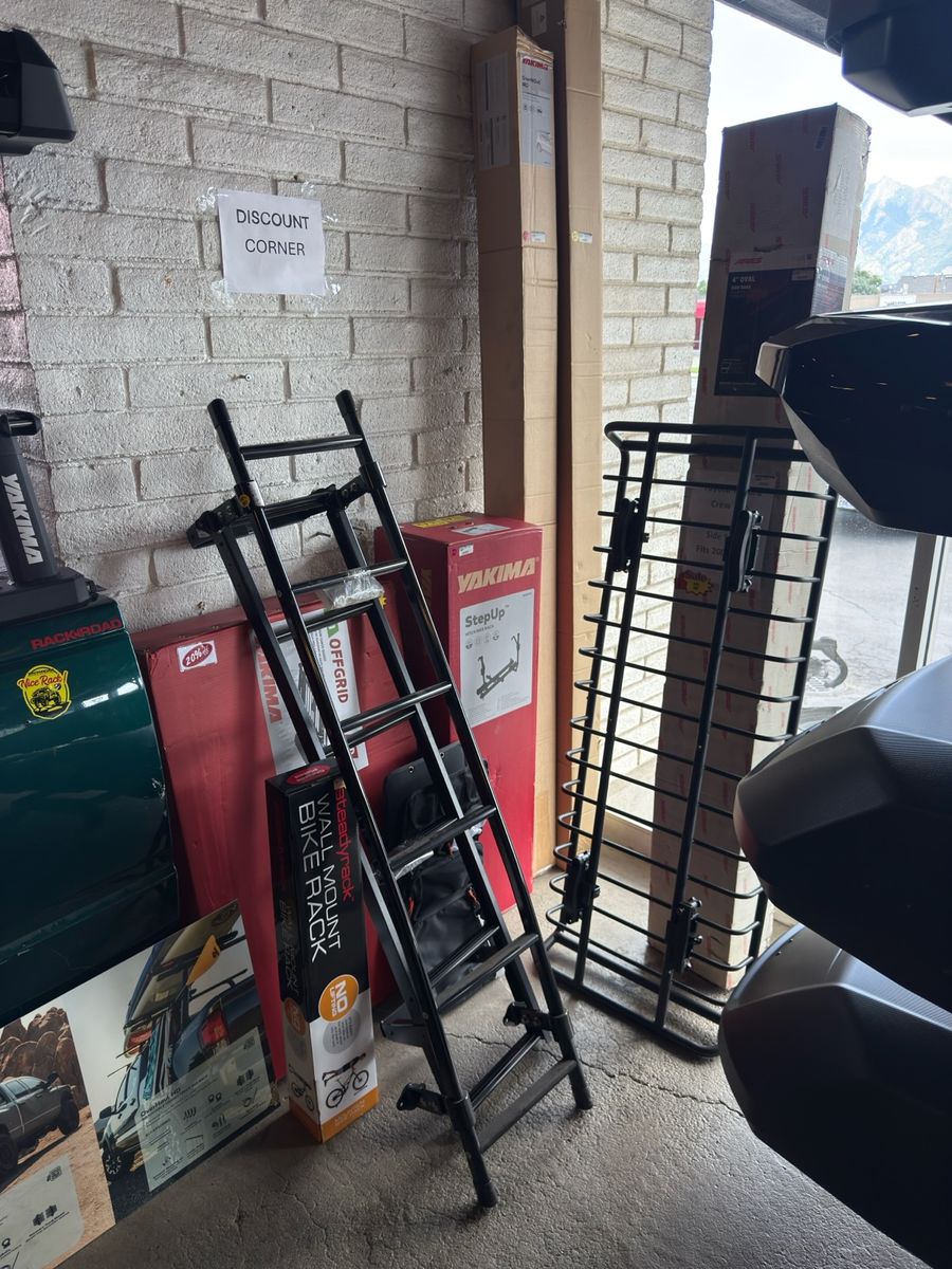 Discounted Section! Baskets, Ladder, Awning, Bike Rack, and Side steps 