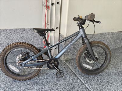 Prevelo Zulu Two 16-inch Kids' Mountain Bike - Gray, Excellent Condition