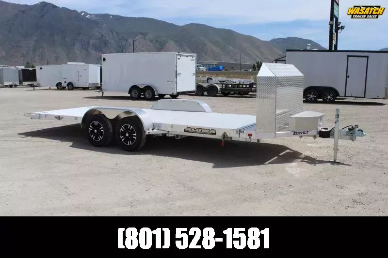 2026 Aluma 8218ANVTilt 7x18 Aluminum Flatbed Car H