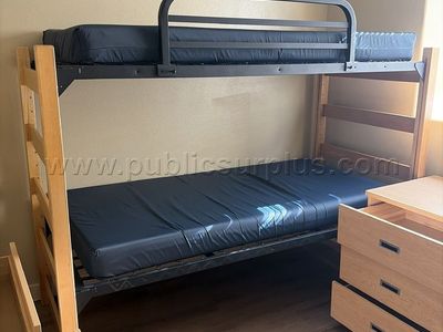 Solid Bunk Bed with Mattresses
