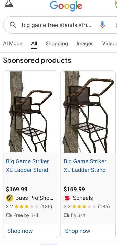 TheBigGameStriker XL Ladder Stand OBO SellorTrade