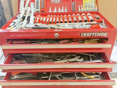 Motorcycle Tool Box With Tools