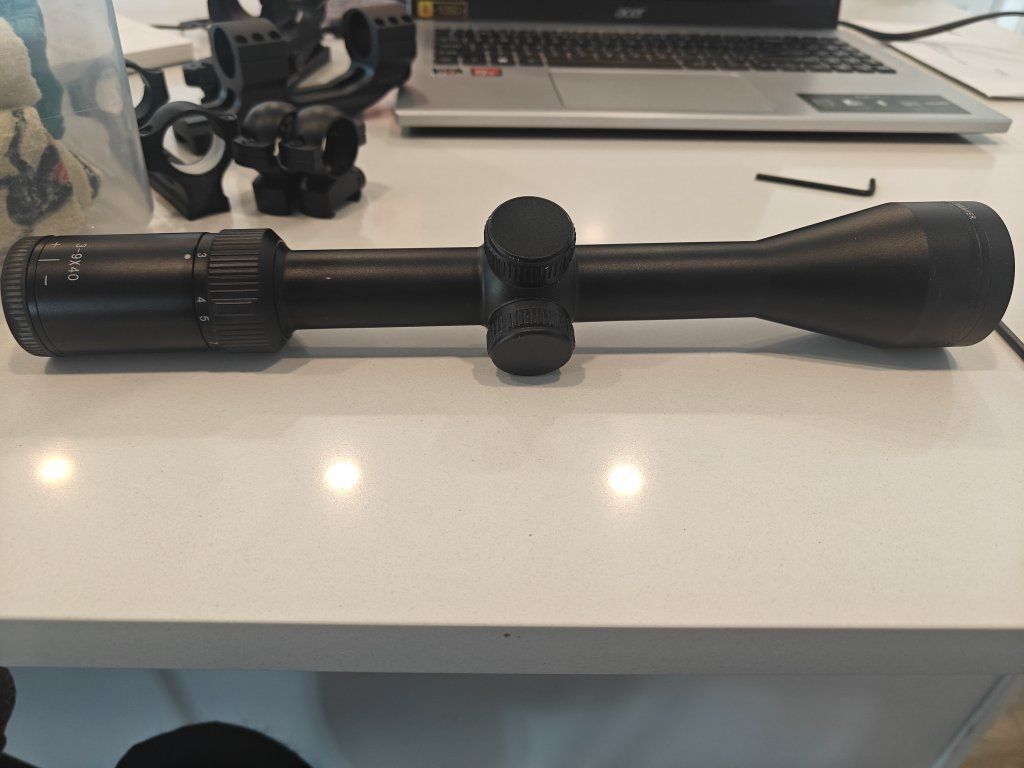 Weaver Kaspa 3-9x40mm Tactical Rifle Scope Dual-X Ballistic-X Reticle Matte Black