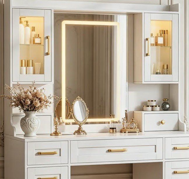 farm house vanity desk