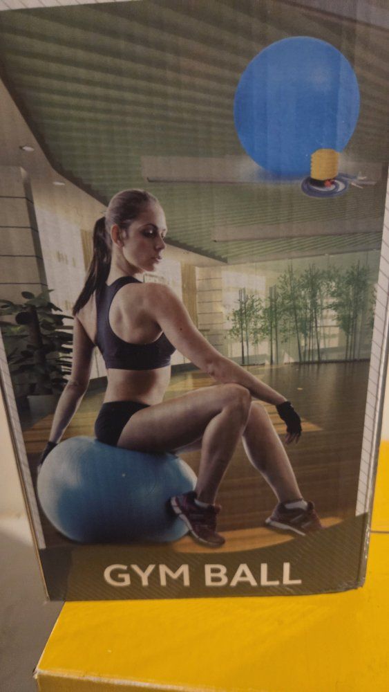 Unbranded Gym Ball - Exercise, Yoga, Pilates - New, 55cm