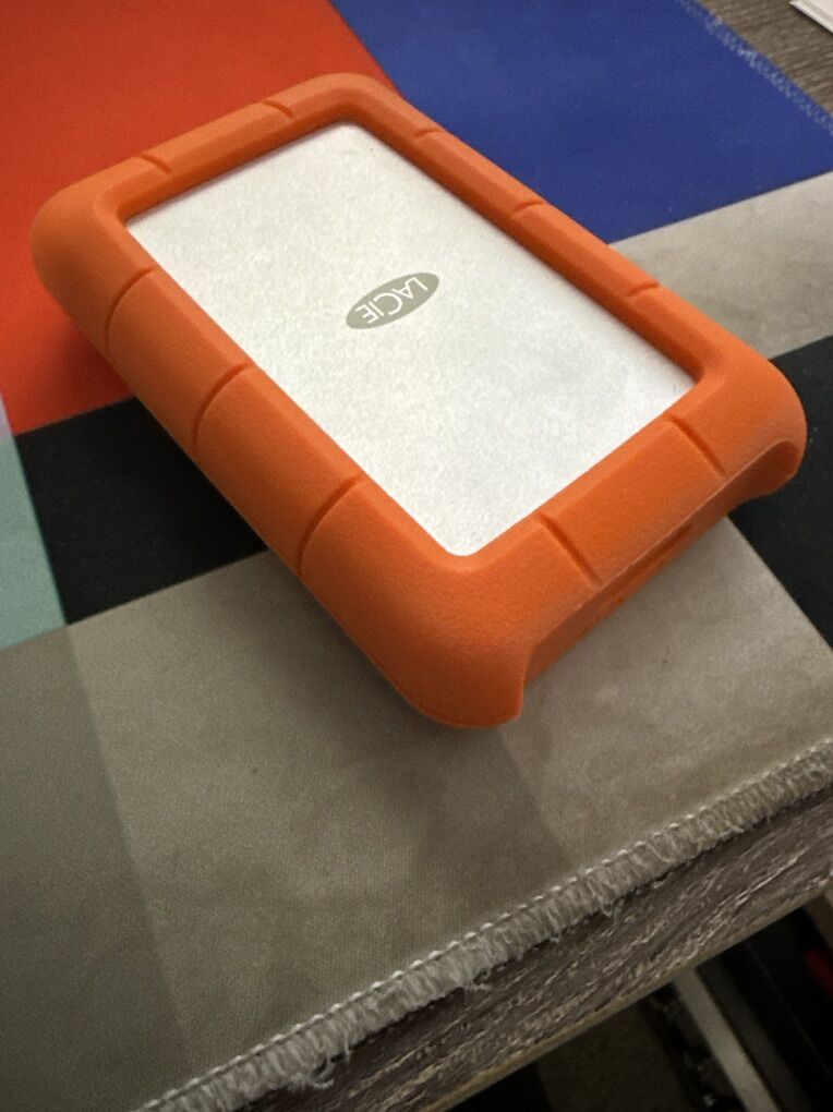 5 TB Lacie Rugged Hard Drive