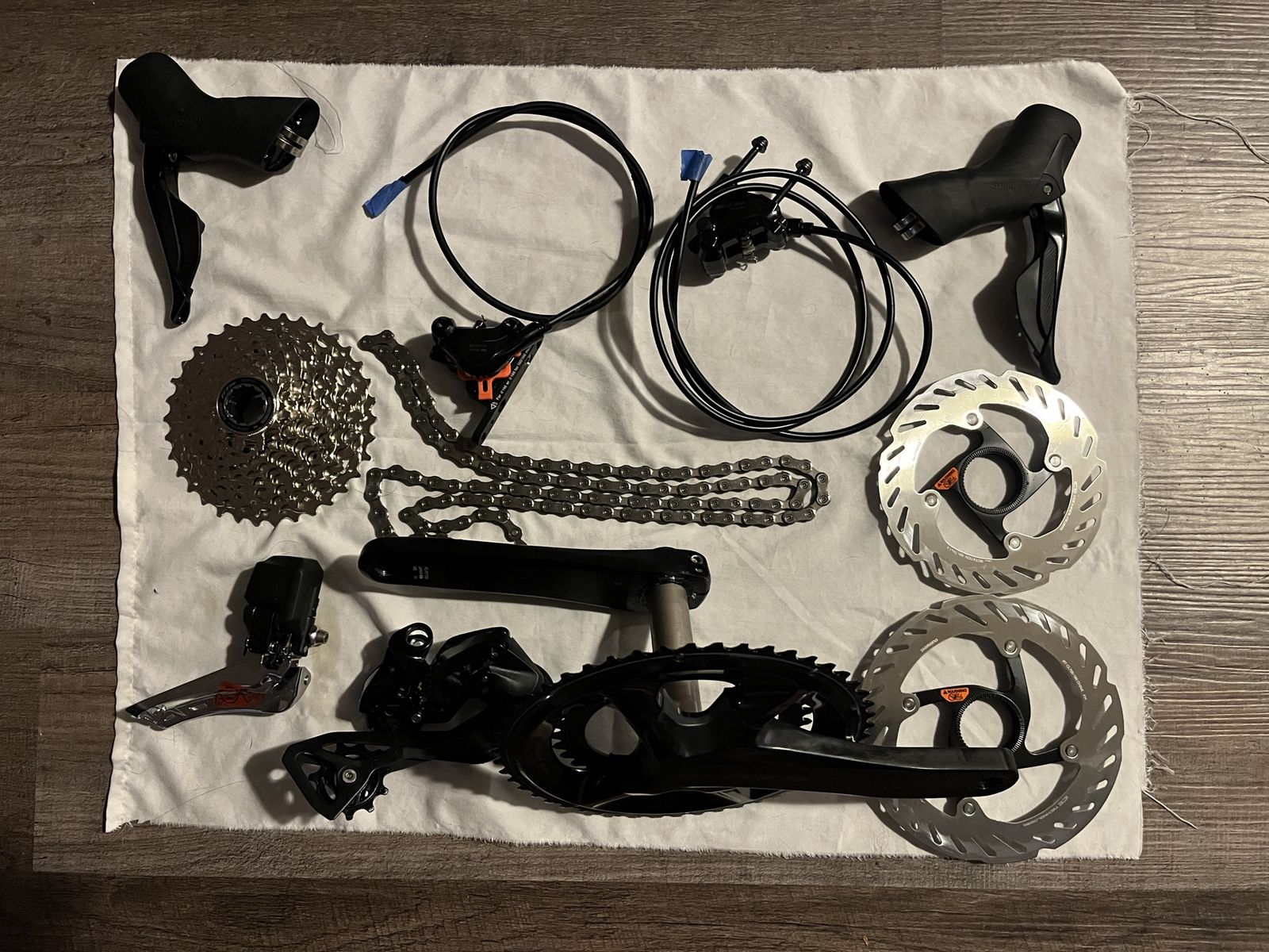 Shimano 105 R7100 Di2 12 Speed Takeoff Group