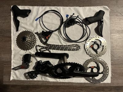 Shimano 105 R7100 Di2 12 Speed Takeoff Group