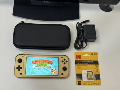 Nintendo Switch Lite Hyrule Edition Modded 256gb