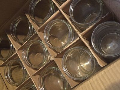 decor/weddding/party/ drink jars. 2 full boxes.