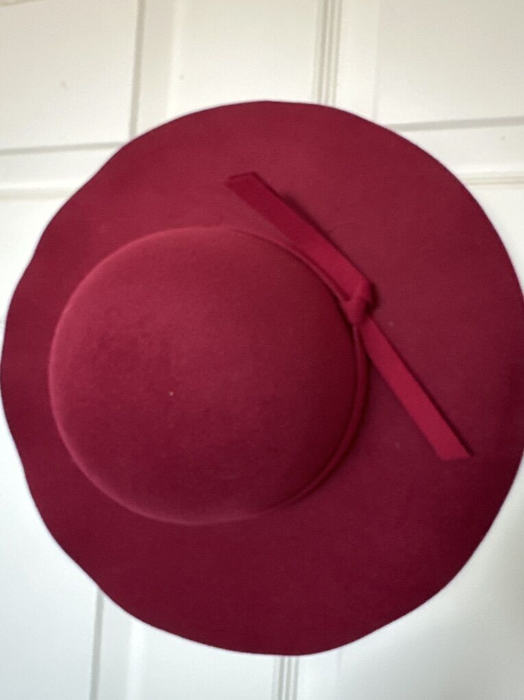 Red Burgundy Wise Brim Hat One Size
