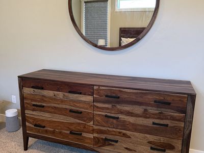Walnut Fall River Dresser & Mirror