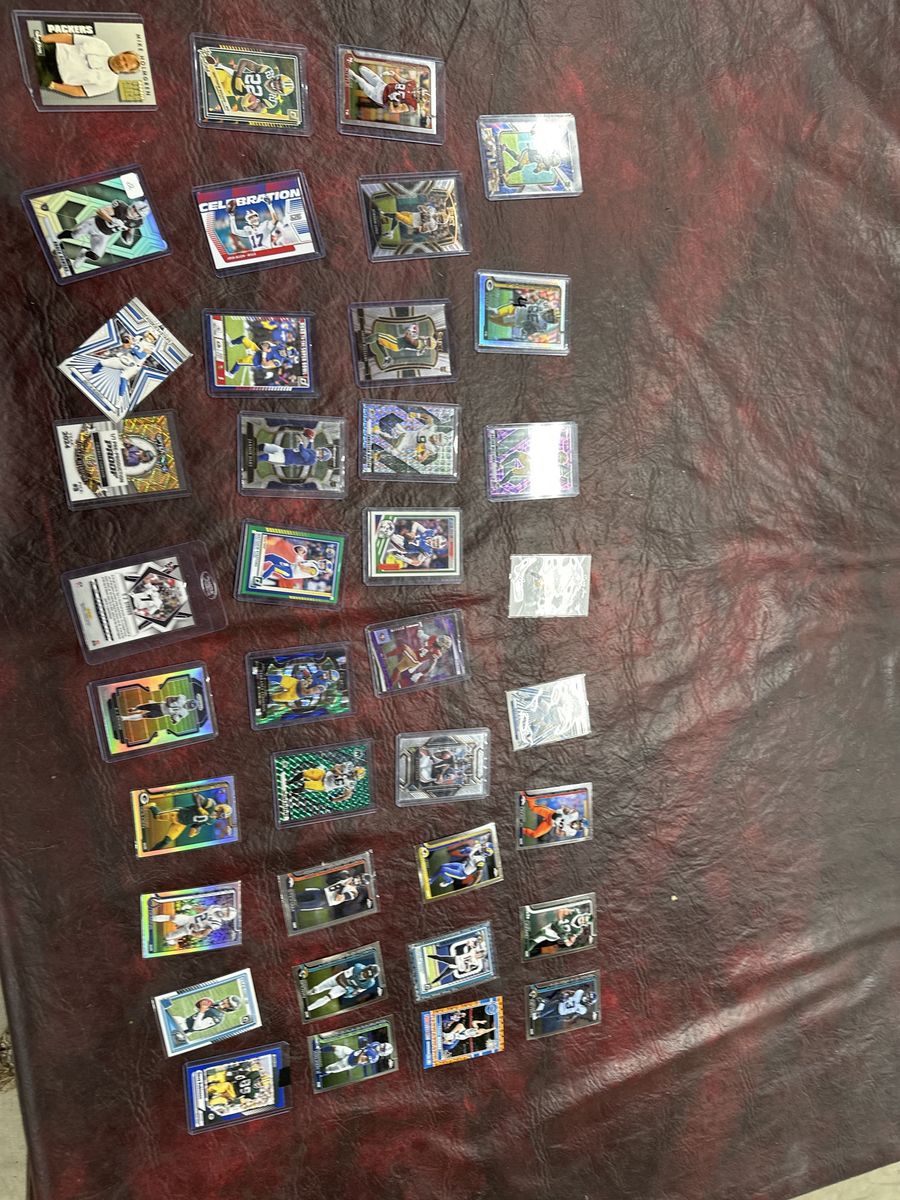 Lot of 30+ NFL Football Trading Cards - Various Players & Teams, Unsorted Collection