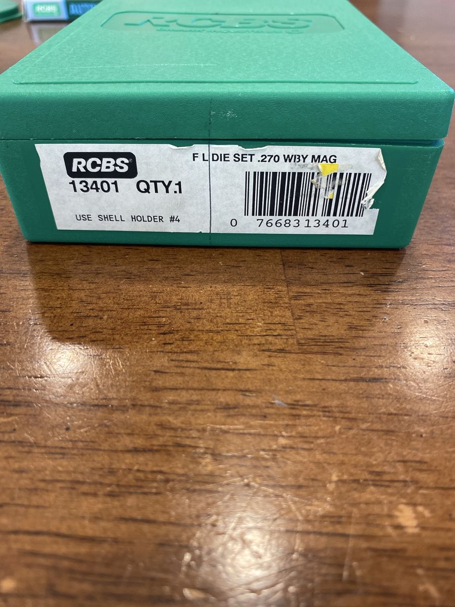 .270 WBY MAG DIES