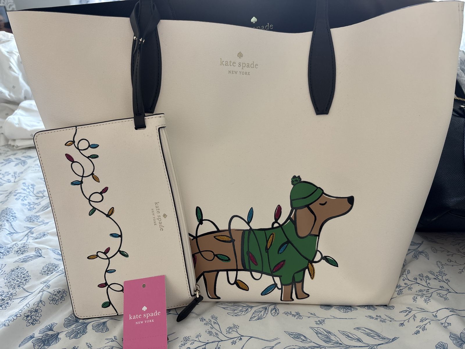 Kate Spade New York Dachshund Xmas Bag