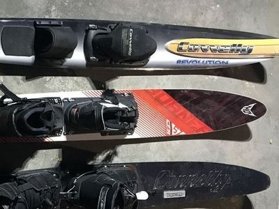 3 PRO COMPETITION WATER SKIS DOUBLE BOOT SLALOM WATER SKI