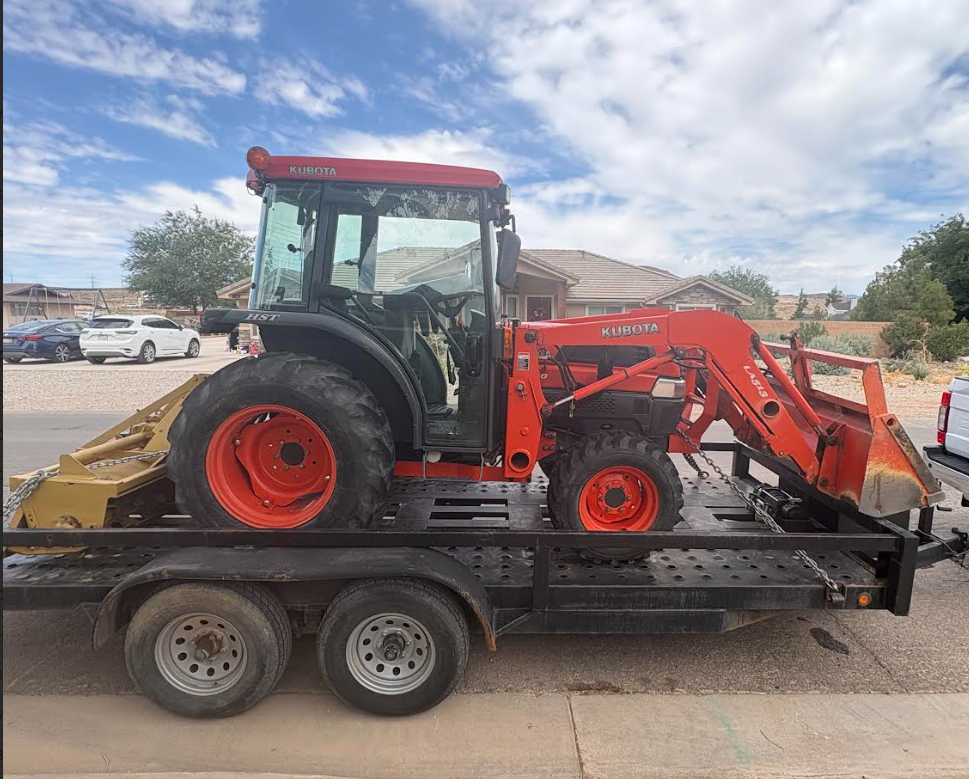 Kubota L3430 w/ Loader, Tiller, and Trailer