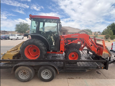 Kubota L3430 w/ Loader, Tiller, and Trailer