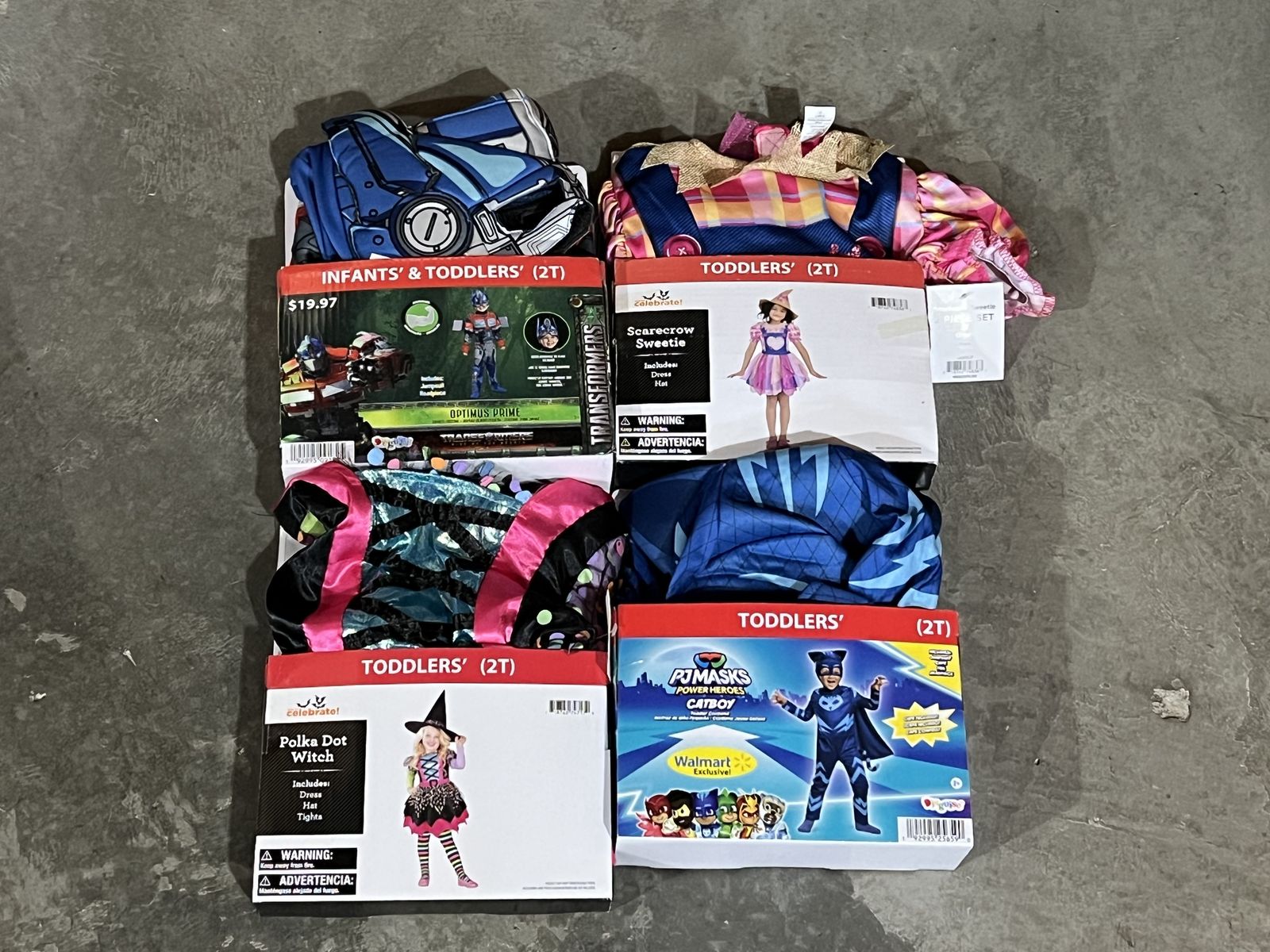 NEW: PJ Masks, Transformers, Scarecrow, Witch Halloween Costumes