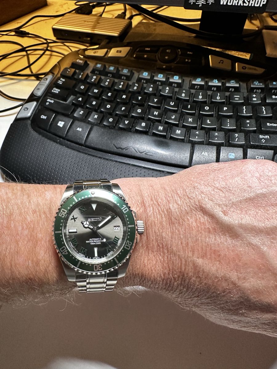 Custom Seiko Mod – "Wimbledon" Submariner Homage
