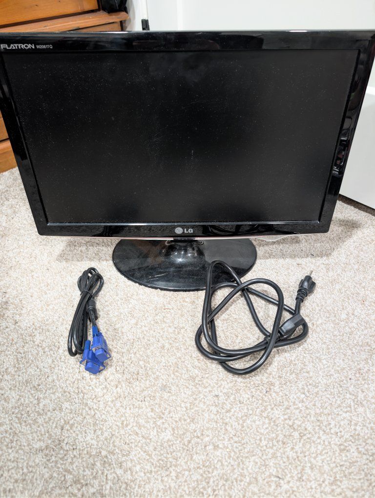 LG 1080p 20 inch Computer Monitor