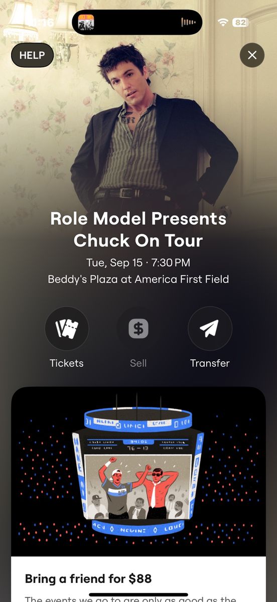 role model single ticket 100 bucks