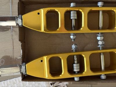 ISC V2 Gold Rear Lower Control Arms for 2008 Subaru WRX STI - Slightly Used