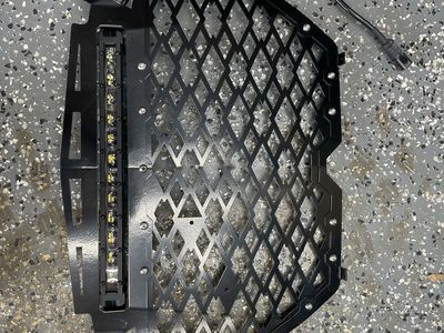 Infinite off-road UTV grill with LED light bar