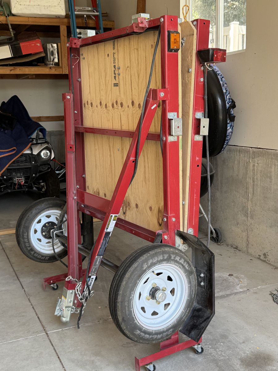 Harbor Freight 4x8 Folding Utility Trailer