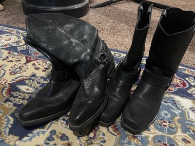 Two motorcycle boots $25 each