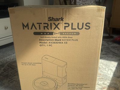 Shark MATRIX PLUS AV2630WA X3 2-in-1 Robot Vacuum & Mop with XL HEPA Self-Empty Base