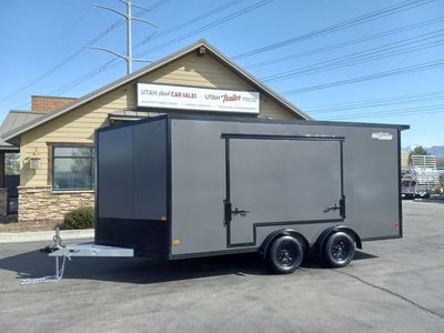 2026 High Country 7x16 / 7.5x16 Enclosed Cargo .080 All Aluminum Escape Door UTV/ATV Pkg New