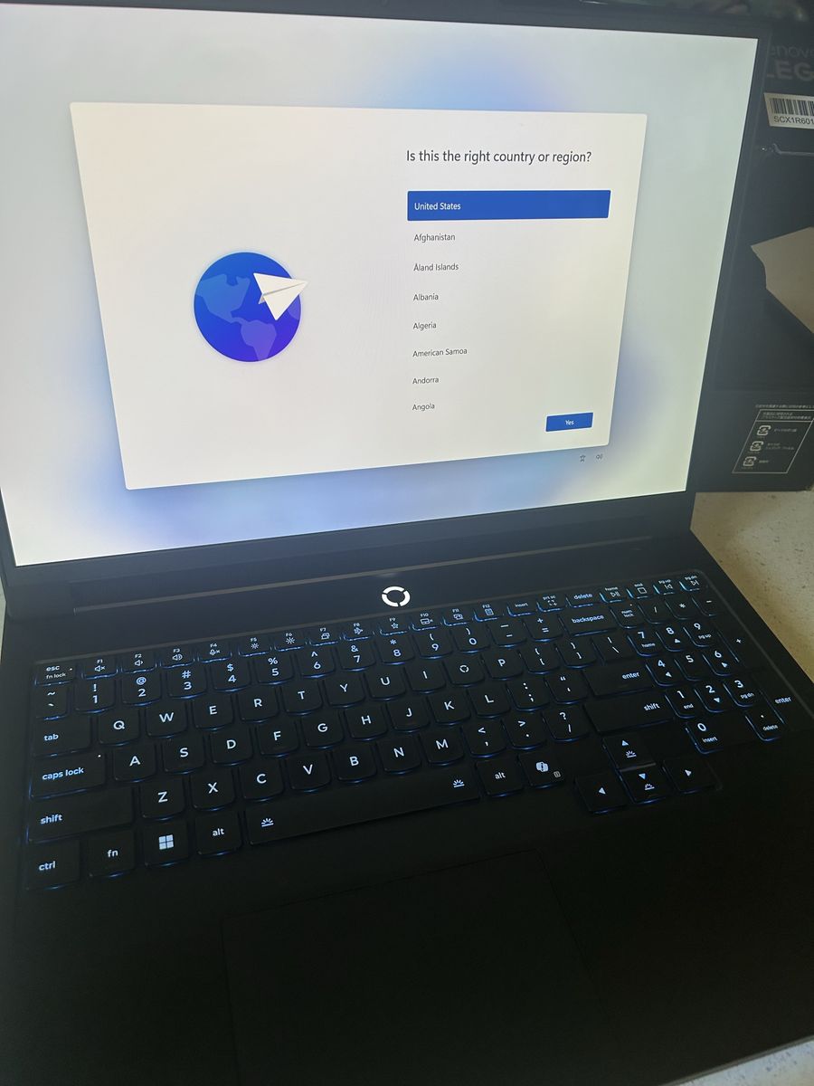 Lenovo legion pro 7 laptop