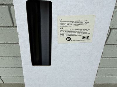 Brand new double curtain rod Black