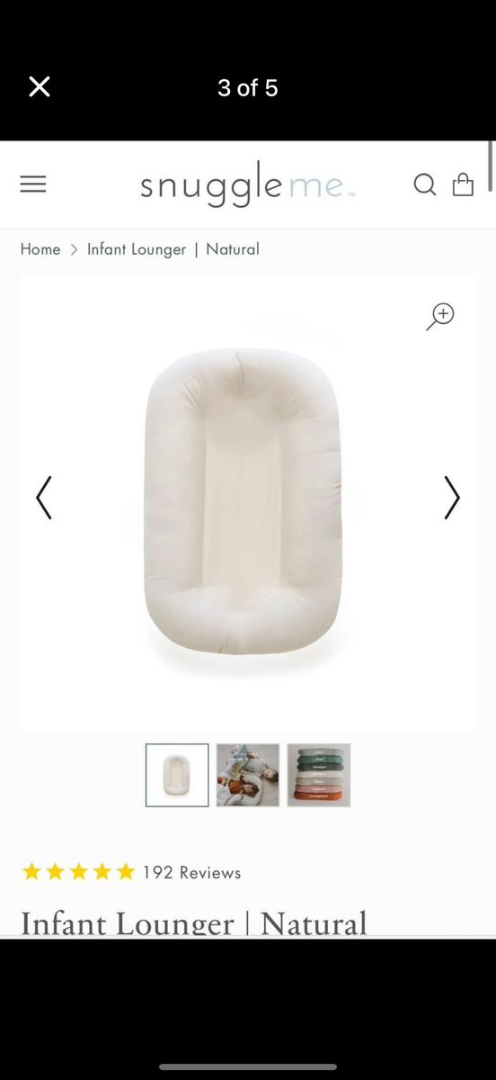 Snuggleme Lounger With Cover And Puddlepad