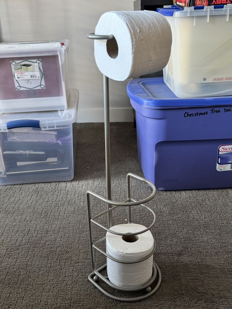 Toilet Paper Holder And Storage