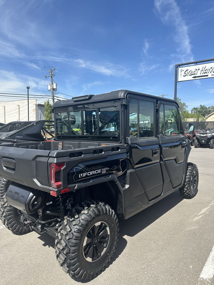 2027 CFMOTO UForce 1000 XL UTV - Enclosed Cab, Winch, Black
