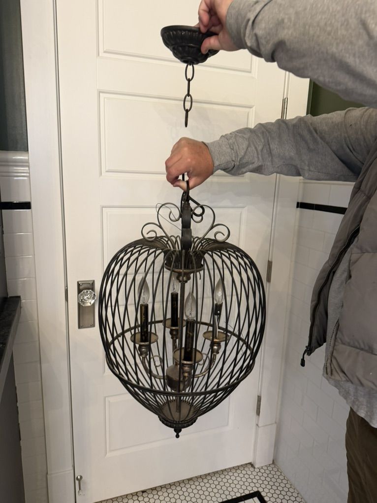 Large Bird Cage Light