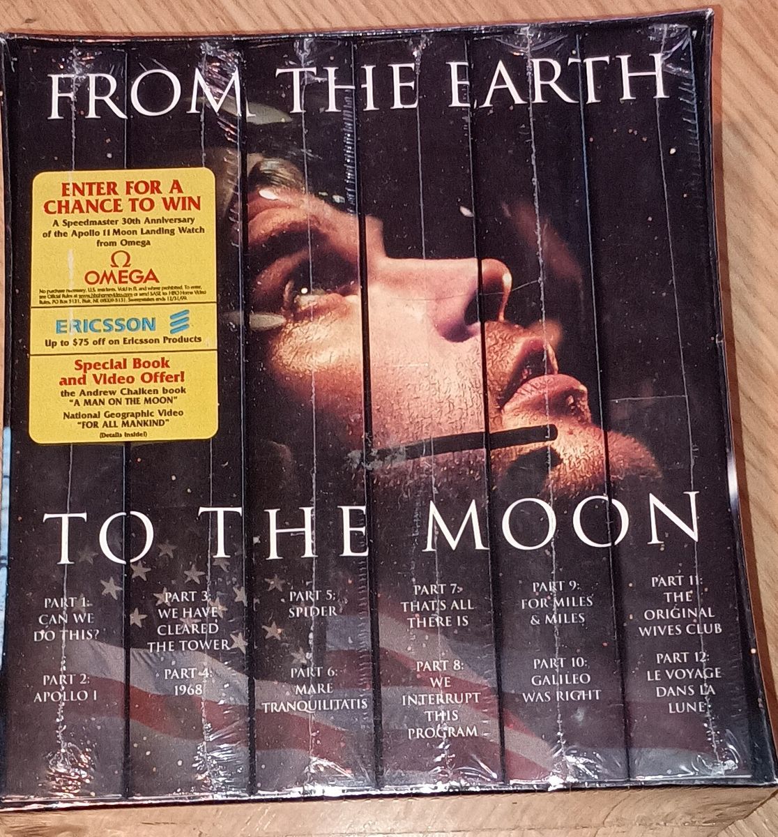 From the Earth to the Moon Part 1 to 12 Box Set of 6 VHS Tapes