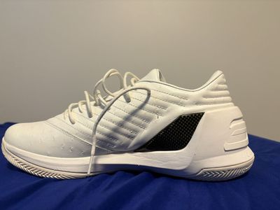 Under Armour Curry 3 Low Lux Basketball Shoes - White, Size 13 Men's