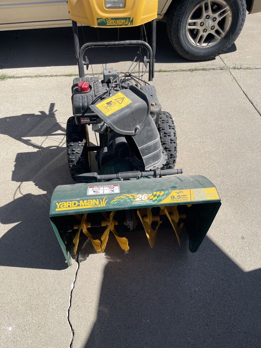 Yard-Man 26" 9.5 HP Two-Stage Gas Snow Blower - Powerful Winter Snow Removal $200 OBO