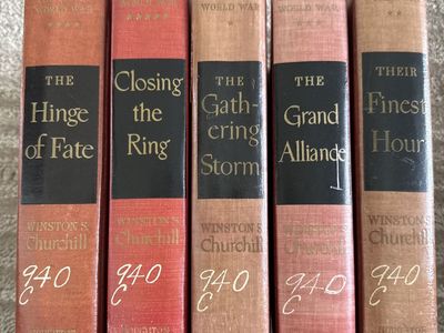 The Second World War 5 books Winston Churchill