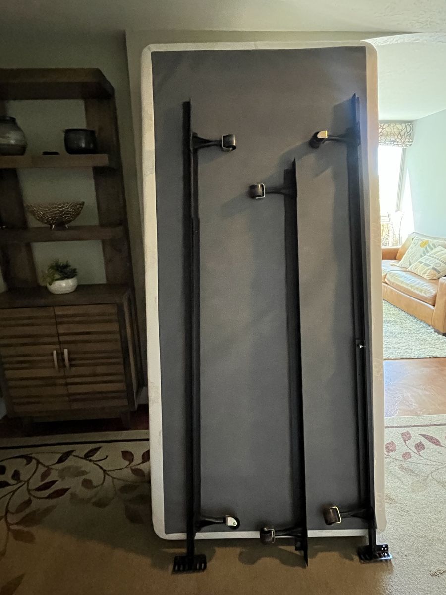 King Box Spring Set with Metal Frame