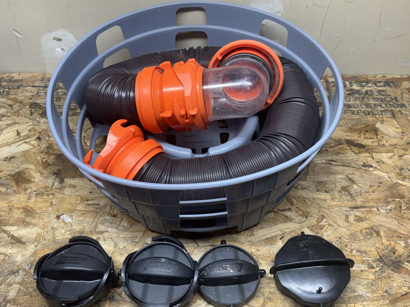 Camco RhinoFLEX 15' RV Sewer Hose Kit – NEW