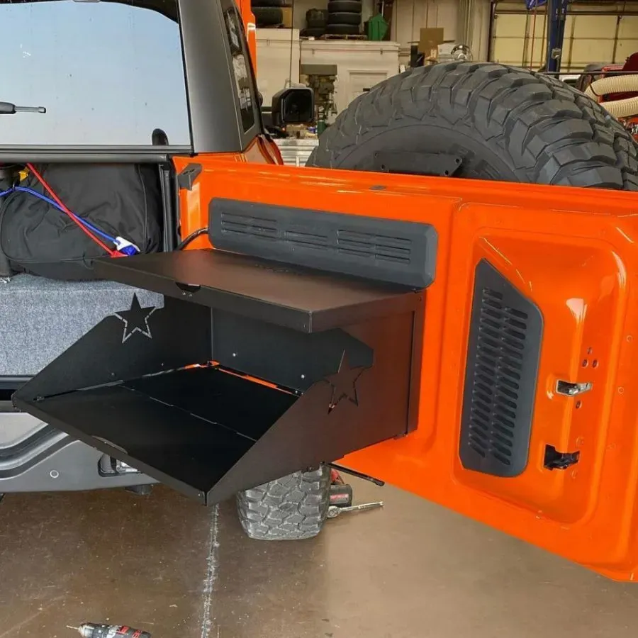 Rock Slider Engineering TAILGATE TABLE for 2007-25 JEEP Wrangler JK JL 2 & 4 DOOR RSE AC-TB-200