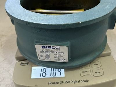 NIBCO 6" twin disc check valve W920W-LF